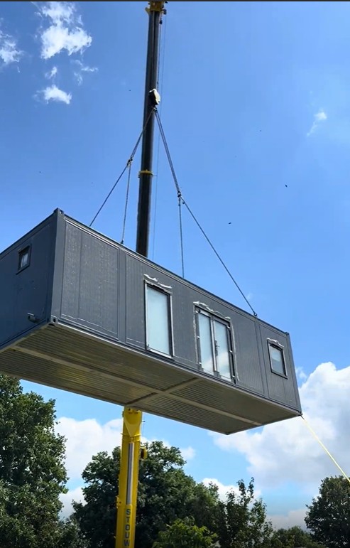 prefab unit prefhomes plaatsing