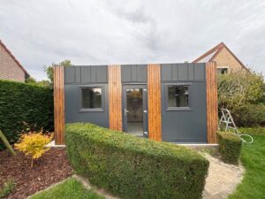 prefab kantoor aan huis